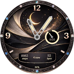 Classy Moon Watch Face GTC1 icon