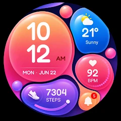 Pop & Minutes Watch Face GTG13 icon