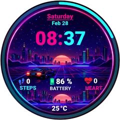 Vaporwave Watch Face GTG1 icon